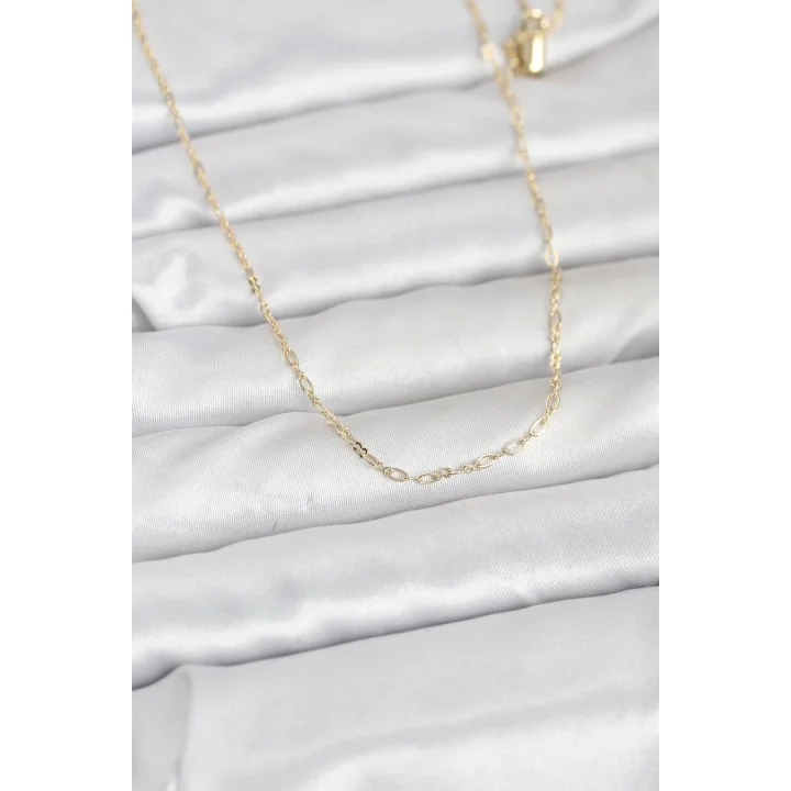 Mey İthalat® CM 14K Gold Renk 60 cm Zincirli Kadın Kolye