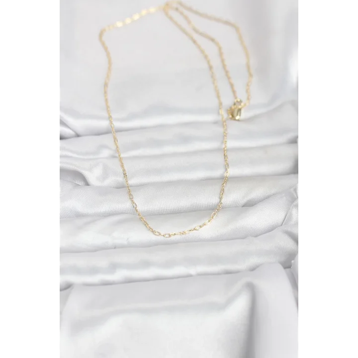 Mey İthalat® CM 14K Gold Renk 60 cm Zincirli Kadın Kolye
