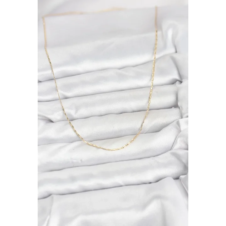 Mey İthalat® CM 14K Gold Renk Kesme Model 60 cm Kadın Kolye