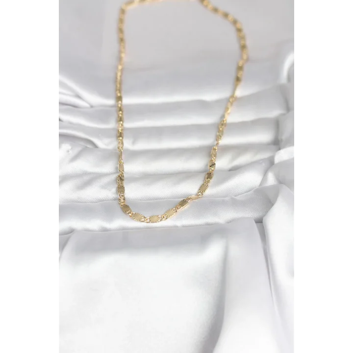 Mey İthalat® CM 14K Gold Renk Lazer Model 45 cm Kadın Kolye