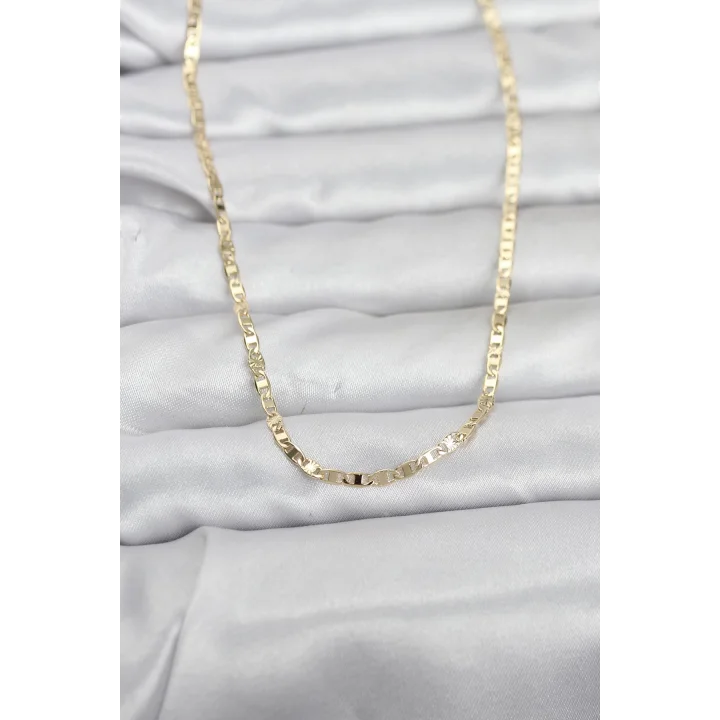 Mey İthalat® CM 14K Gold Renk Zincir Model 60 cm Kadın Kolye