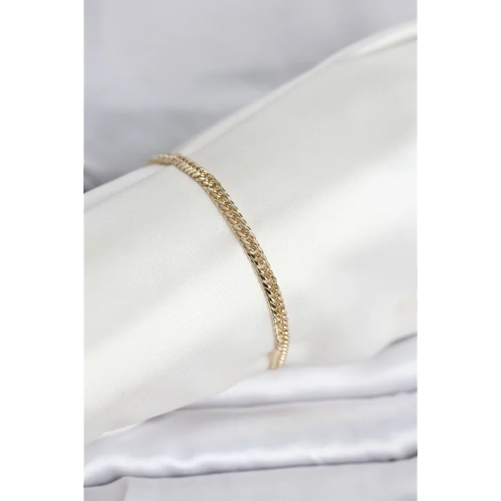 Mey İthalat® CM 14K Gold Renk Zincir Model Kadın Bileklik