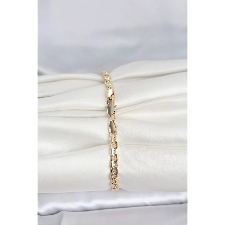 Mey İthalat® CM 14K Gold Renk Zincir Model Kadın Bileklik
