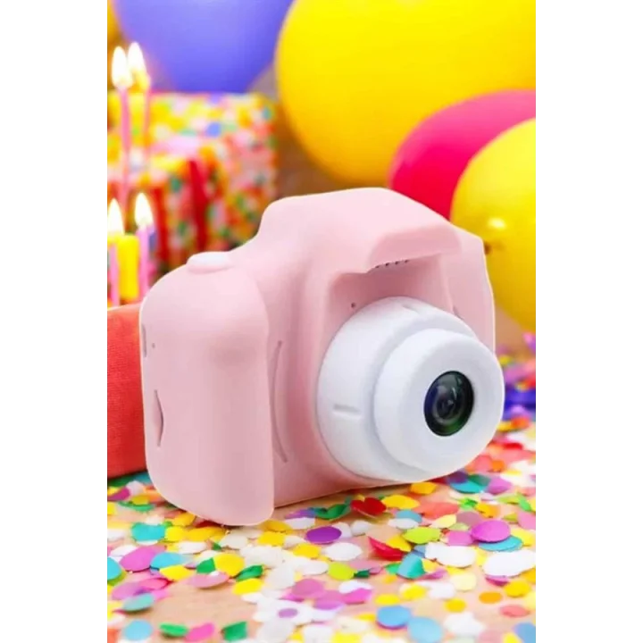 Mey İthalat® Çocuk Kamerası Dijital 1080P HD Kaliteli Mini Fotoğraf Makinesi Profesyonel