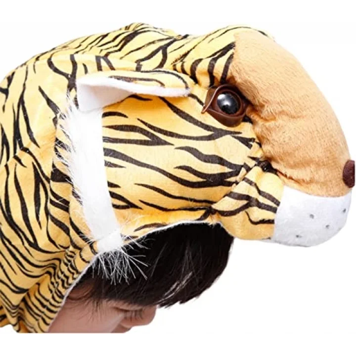 Mey İthalat® Çocuk Kaplan Kostumu - Aslan Kostümü 4-5 Yaş 100 cm