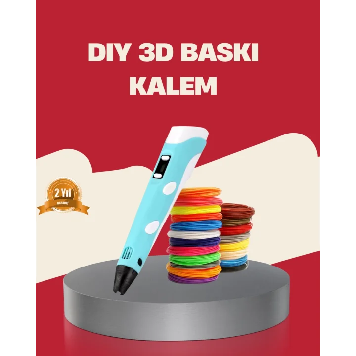 Mey İthalat® Çocuklar İçin Güvenli 3D Yazıcı Kalem