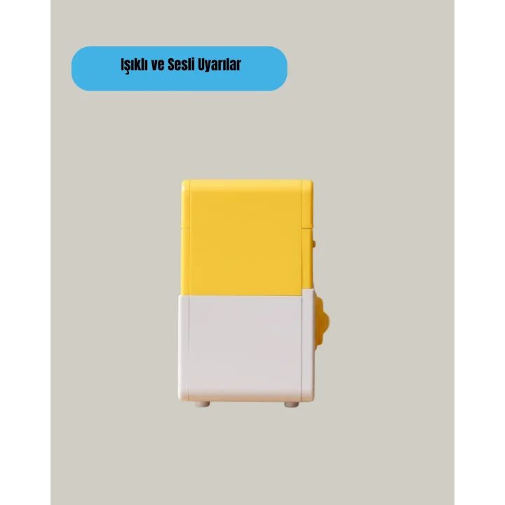 Mey İthalat® Çocuklar İçin Sarı Elektronik Şifreli Para Biriktirme Kumbarası