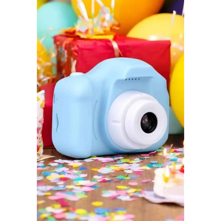 Mey İthalat® Çocuklara Özel Dijital Fotoğraf Makinesi Mini 1080P HD Kaliteli