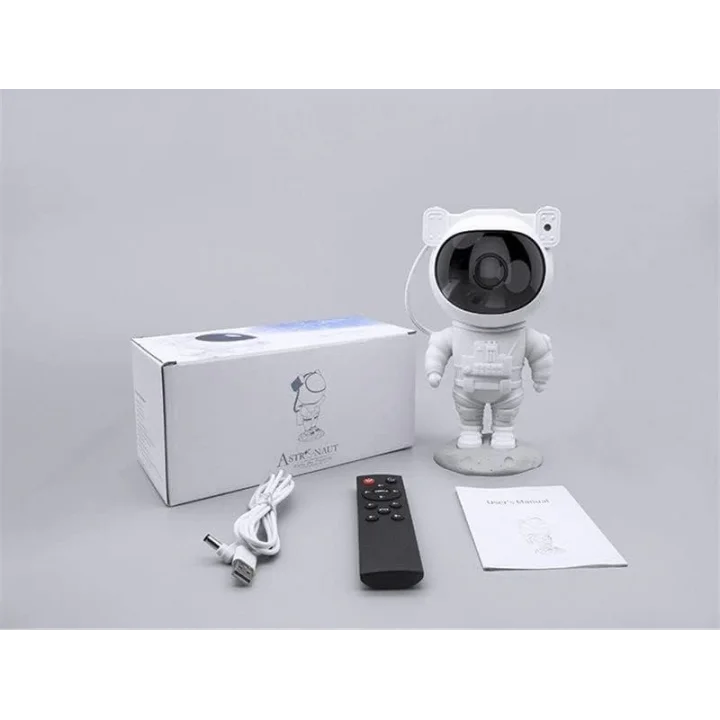 Mey İthalat® Çocuklara Özel Projeksiyon Astronot Lamba Speaker Sevimli