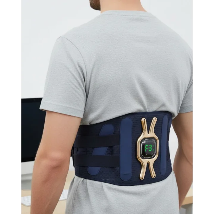 Mey İthalat® Çok Fonksiyonlu Masaj Kemeri Isı ve Titreşim Destekli