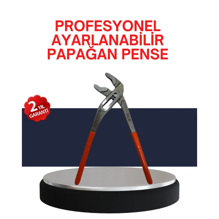 Mey İthalat® Dayanıklı Çelik Papağan Pense Ergonomik Yalıtımlı Sap
