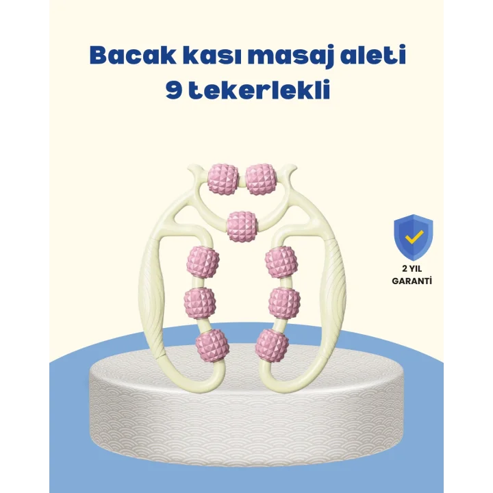 Mey İthalat® Dayanıklı Plastik Kas Masaj Rulosu Selülit Karşıtı