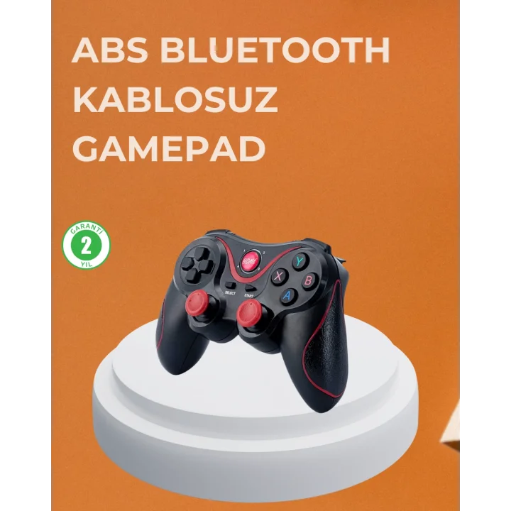 Mey İthalat® Dayanıklı ve Hafif Tasarımlı Kablosuz Oyun Kumandası