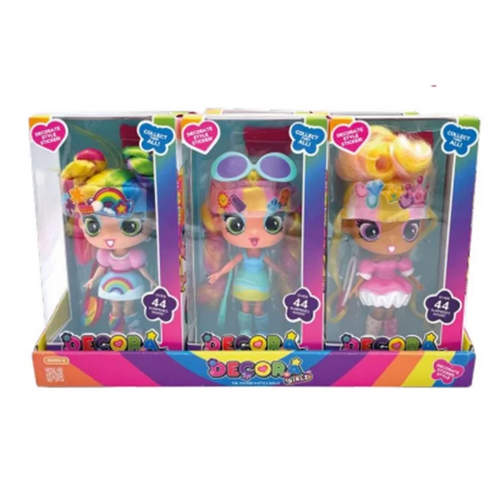 Mey İthalat®  Decora Girlz Büyük Moda Bebek 13 cm