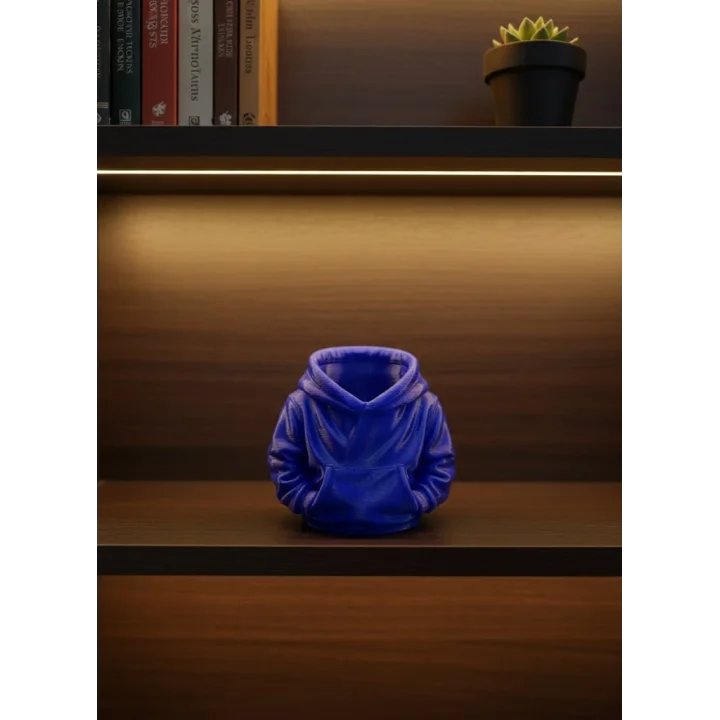 Mey İthalat® Dekoratif Lacivert Hoodie Kalemlik 10x10 cm