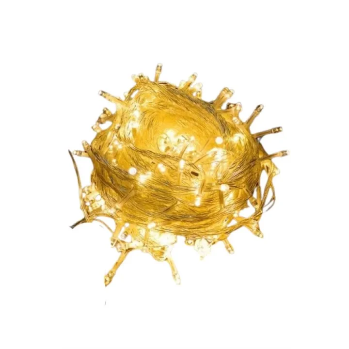 Mey İthalat® Dekoratif Peri Led 100 Ledli Gün Işığı Pilli 10 Metre Gün Işığı