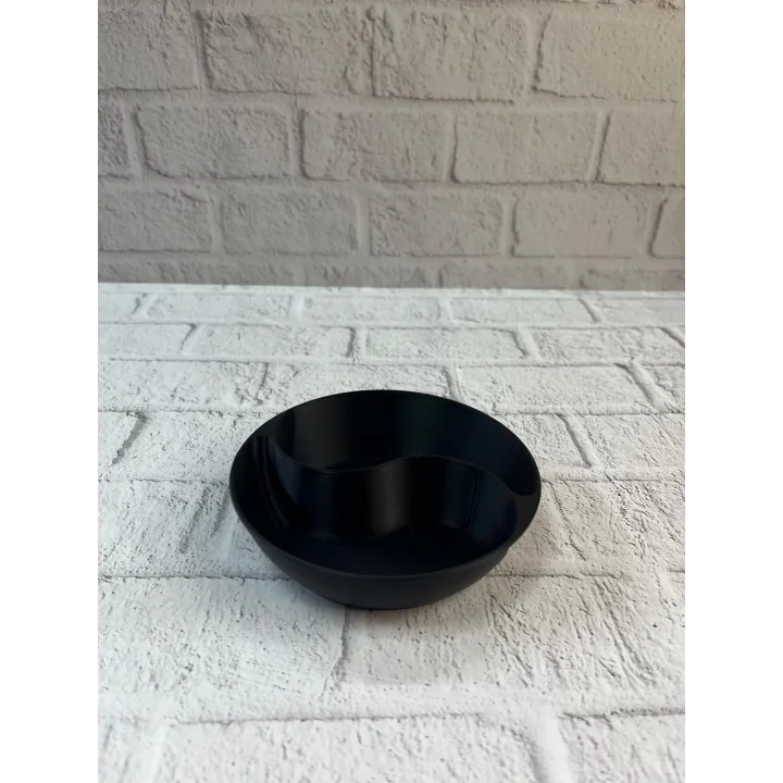 Mey İthalat® Dekoratif Siyah Çerezlik Kase 4’lü Set 3x12 cm