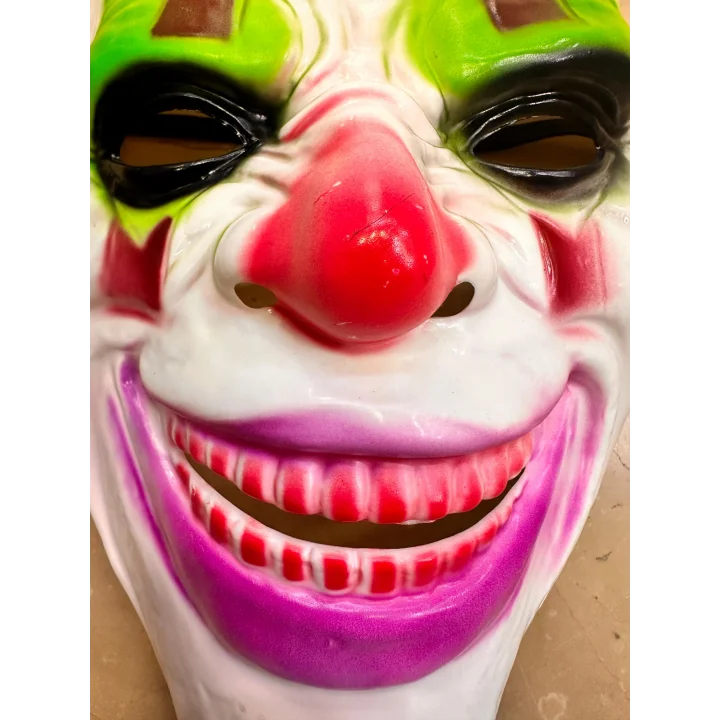 Mey İthalat® Delirten Gülüş Psikopat Palyaço Temalı Joker Maskesi