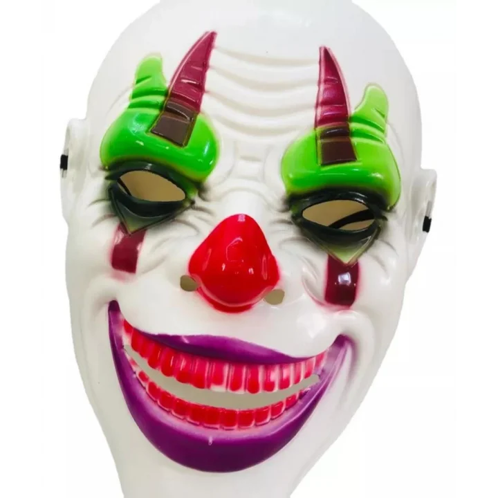 Mey İthalat® Delirten Gülüş Psikopat Palyaço Temalı Joker Maskesi