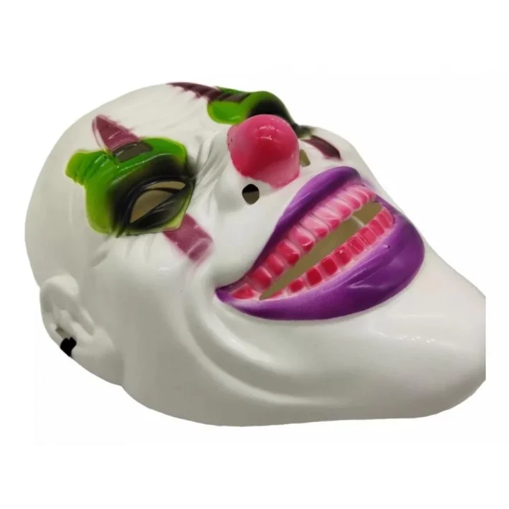 Mey İthalat® Delirten Gülüş Psikopat Palyaço Temalı Joker Maskesi