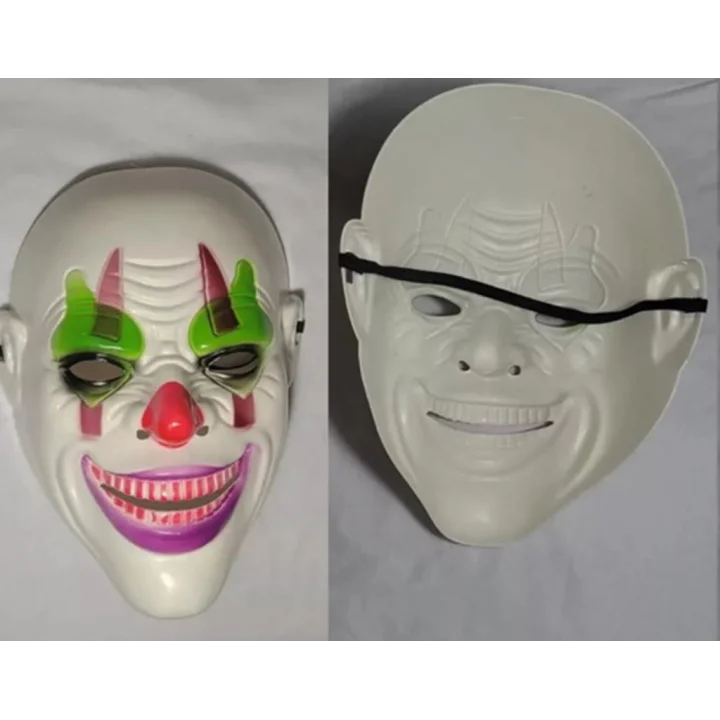 Mey İthalat® Delirten Gülüş Psikopat Palyaço Temalı Joker Maskesi