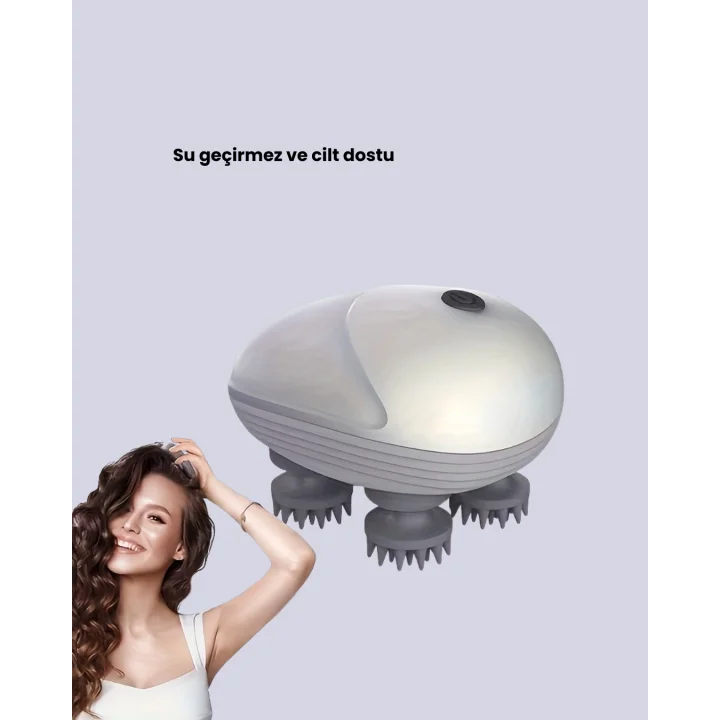 Mey İthalat® Derin Masaj Sağlayan Elektrikli Kafa Masaj Aleti