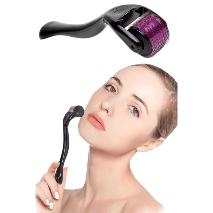 Mey İthalat® Dermaroller Titanyum 540 Iğneli 1 Mm Saç Kaş Sakal Serum Kullanıma Uygun