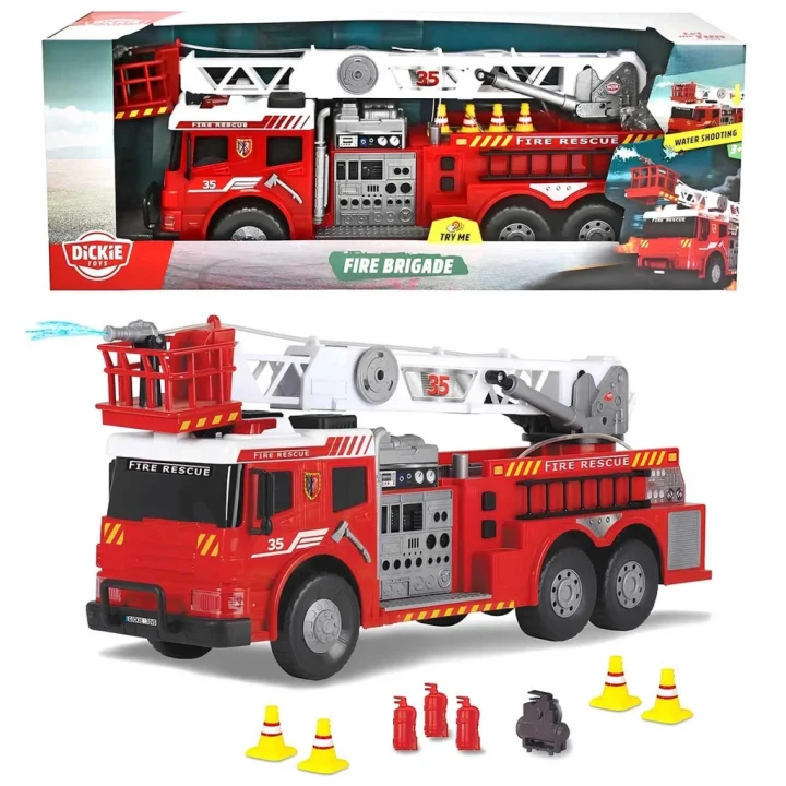 Mey İthalat®  Dickie Toys Fire Brigade İtfaiye Aracı 203719015038
