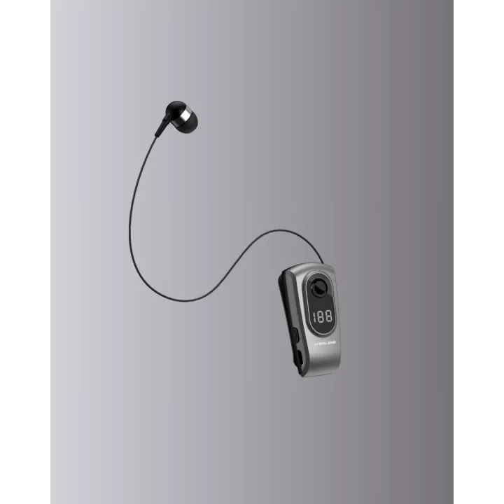Mey İthalat® Dijital Ekranlı Bluetooth Kulaklık – Titreşimli Bildirim, 25 Saat Kullanım