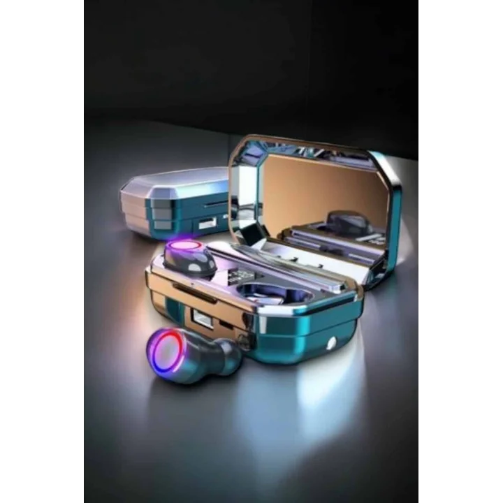 Mey İthalat® Dijital Göstergeli Bluetooth Bağlantılı Kulaklık Dokunmatik Kontrol