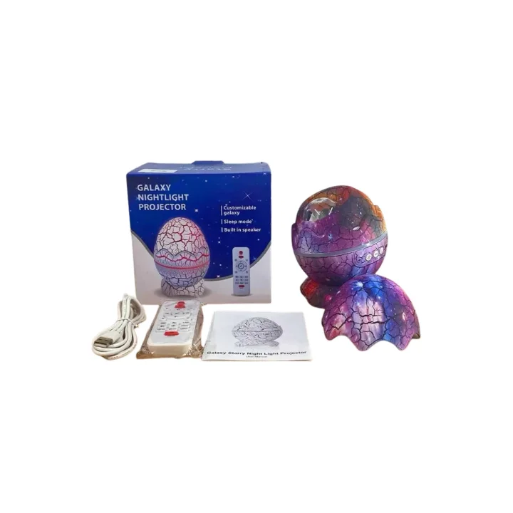 Mey İthalat® Dinozor Yumurtası Gece Masa Lambası Bluetooth Hoparlör 14 Renk Seçeneği