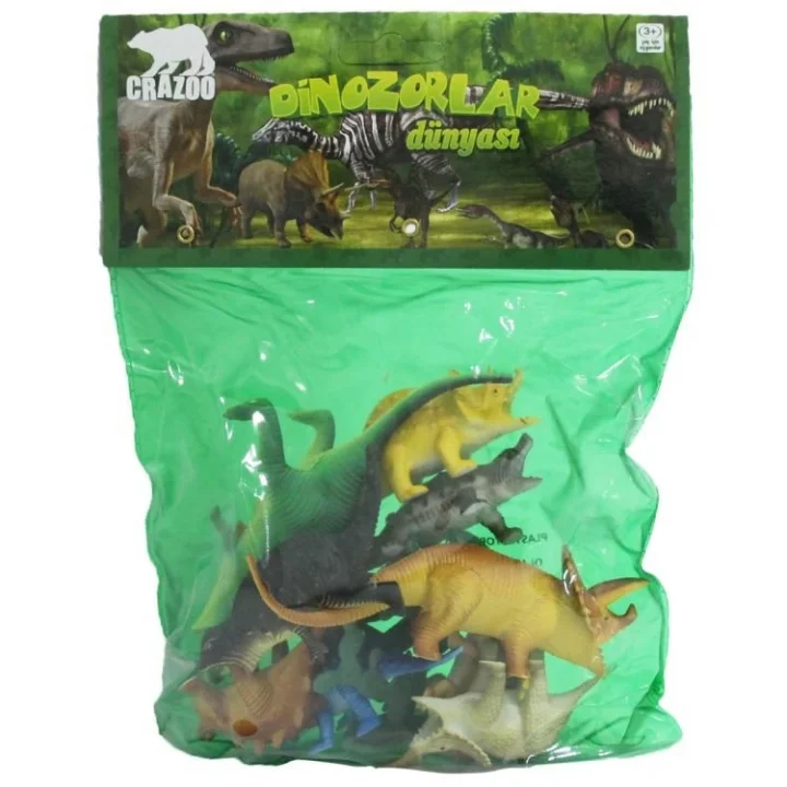 Mey İthalat® Dinozorlar Dünyası Poşetli