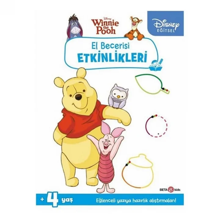 Mey İthalat® Disney Eğitsel Winnie the Pooh El Becerisi Etkinlikleri