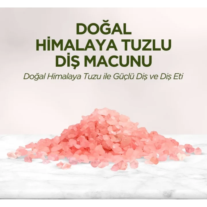 Mey İthalat®   Doğal Diş Macunu 90 Gr Himalaya Tuzlu