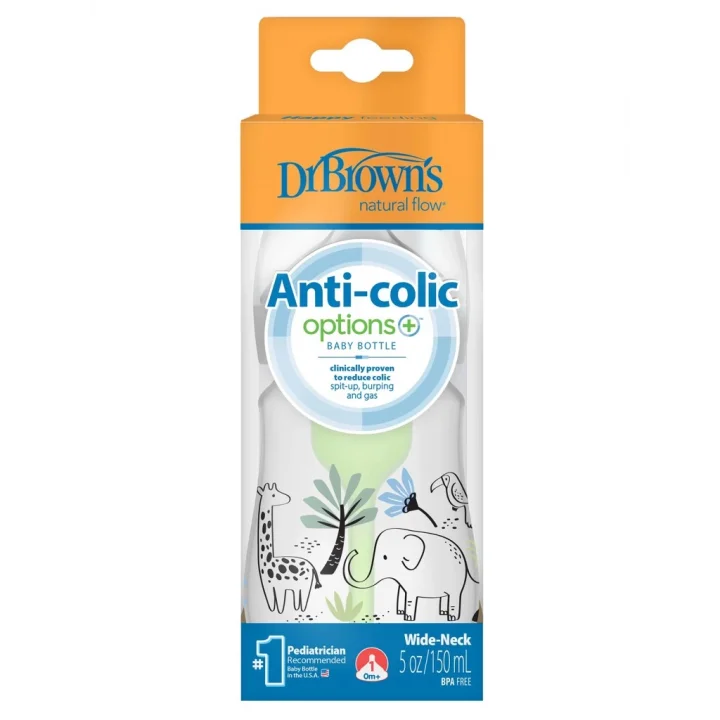 Mey İthalat®   Geniş Ağız PP Antikolik Options Biberon 150 ml Erkek
