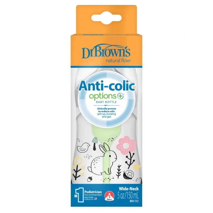 Mey İthalat®   Geniş Ağız PP Antikolik Options Biberon 150 ml Kız