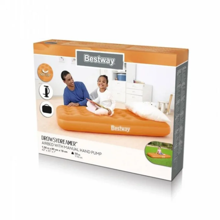 Mey İthalat®  Drowsy Dreamer Şişme Kadife Yatak 67918