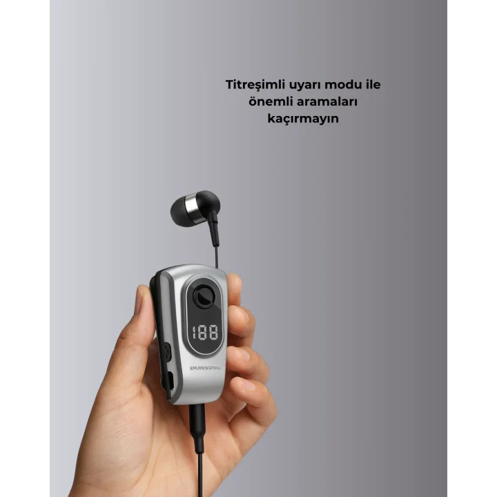 Mey İthalat® DSF 220 Kablosuz Klipsli Bluetooth Kulaklık