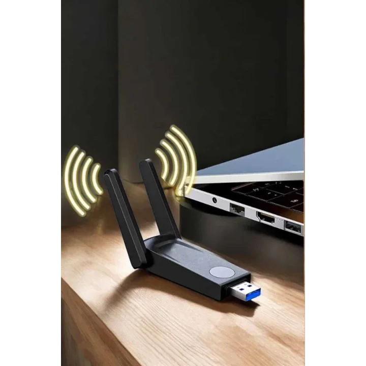 Mey İthalat® Dual Band Wifi Alıcı Adaptör USB 3.0 Destekli
