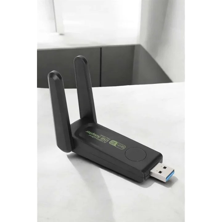 Mey İthalat® Dual Band Wifi Alıcı Adaptör USB 3.0 Destekli