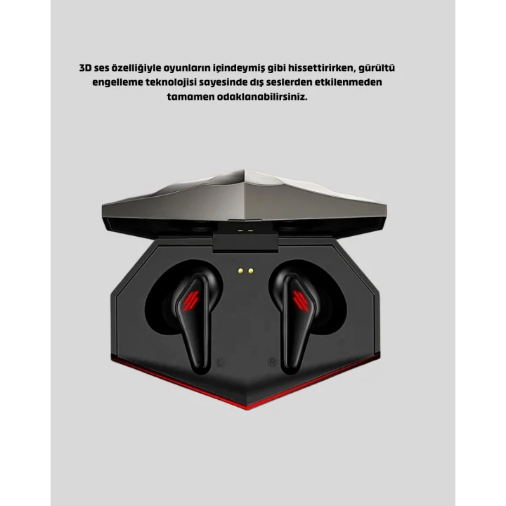 Mey İthalat® Düşük Gecikmeli Gaming Bluetooth Kulaklık