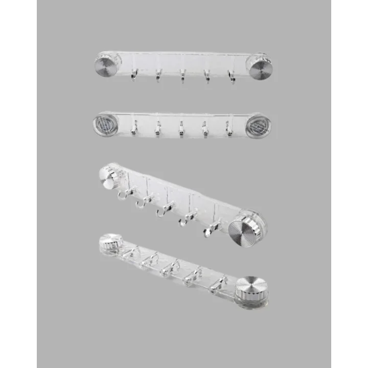 Mey İthalat® Duvar Tipi Vakumlu Askılık Şeffaf Orta Tasarımlı