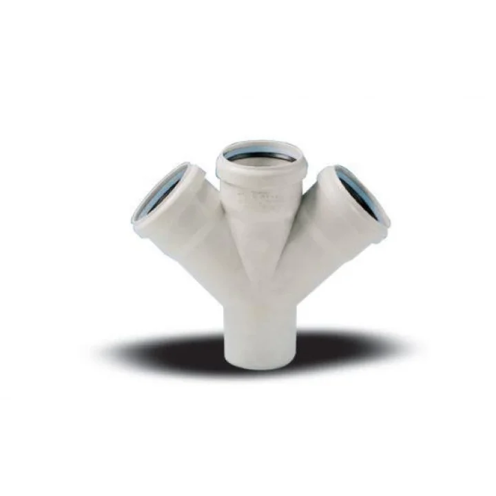 Mey İthalat® Ege Yıldız 110X110X110 Pvc Çift Çatal  3,2 mm