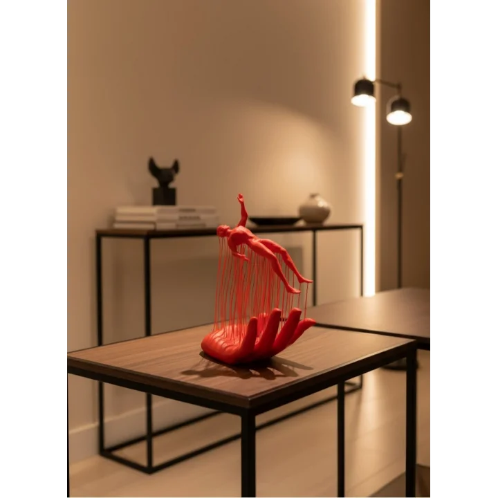 Mey İthalat® EL İNSAN FİGÜRÜ KIRMIZI