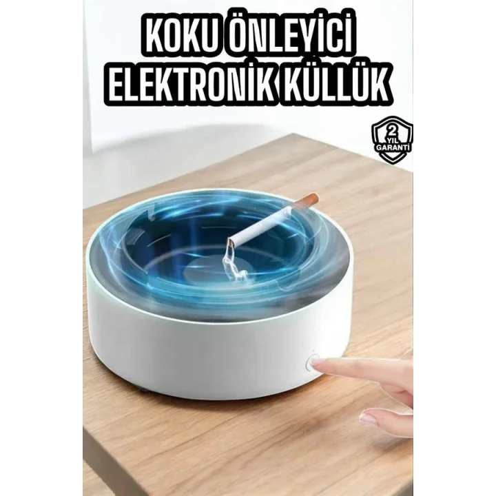 Mey İthalat® Elektronik Küllük Duman Giderici Hava Temizleyici