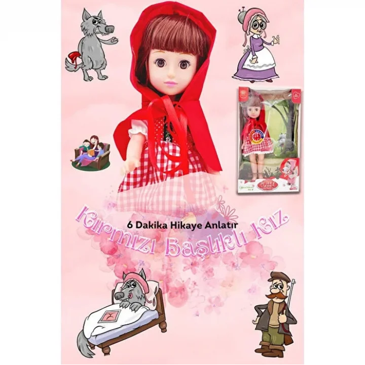 Mey İthalat® Elissa Kırmızı Başlıklı Kız