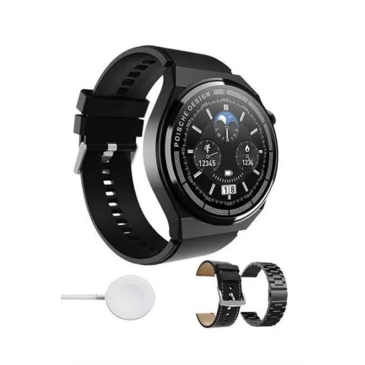 Mey İthalat® En Çok Tercih Edilen Akıllı Saat Amoled Ekran Nabız Sensörü GPS Uyumlu Adımsayar