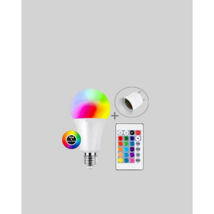 Mey İthalat® Enerji Verimli Akıllı LED Ampul, Uzaktan Kontrol Özellikli