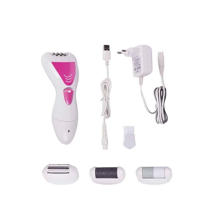 Mey İthalat® Epilatör Cihazı Epilasyon Aleti Çoklu Başlık Seçeneği Ayak Törpüsü
