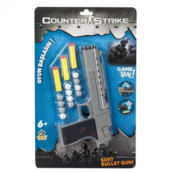 Mey İthalat® ER-132 Dart ve Top Atan Desert Eagle Tabanca  - Erdem Oyuncak